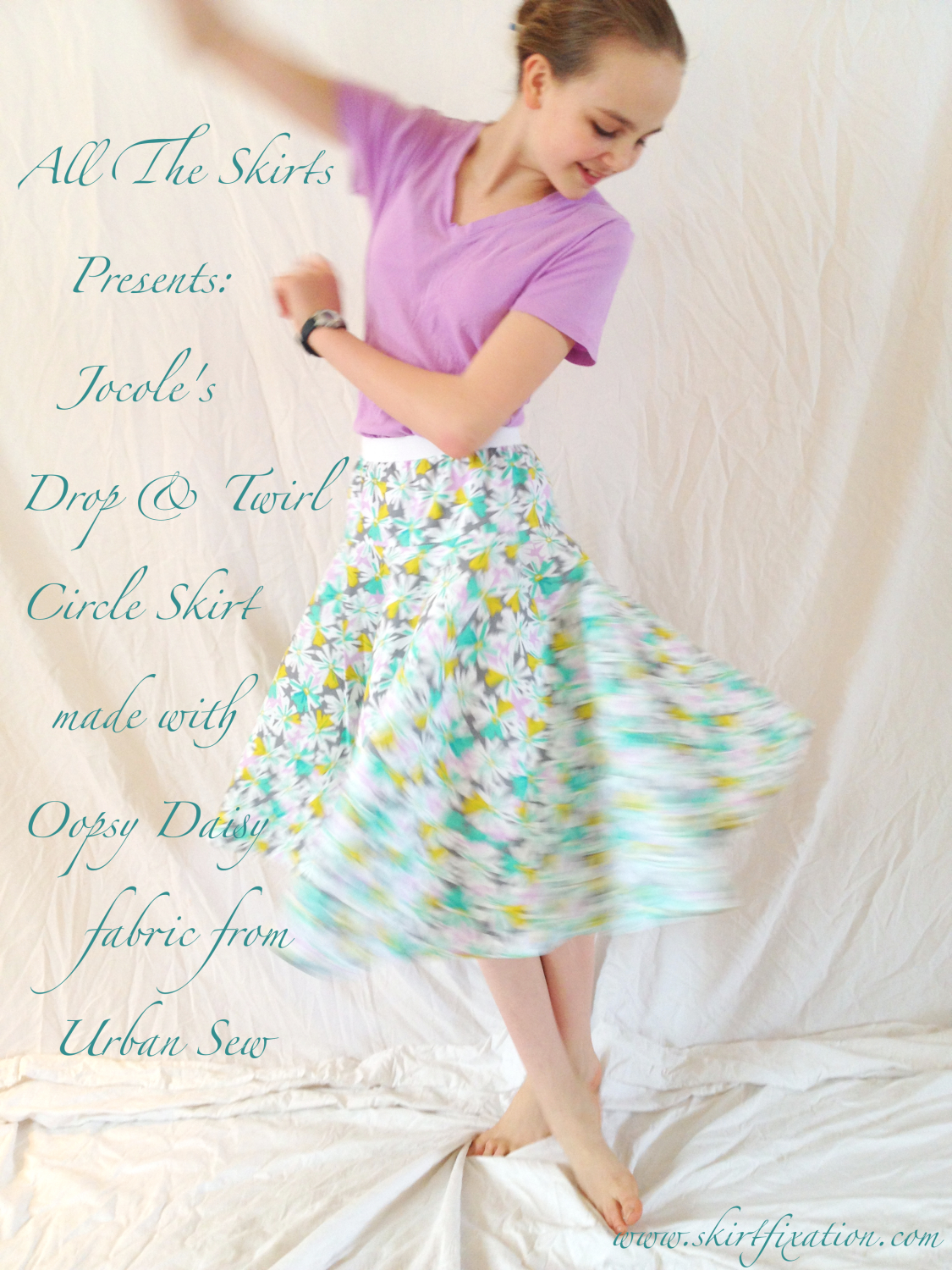 Drop & Twirl Circle Skirt sewn by Skirt Fixation