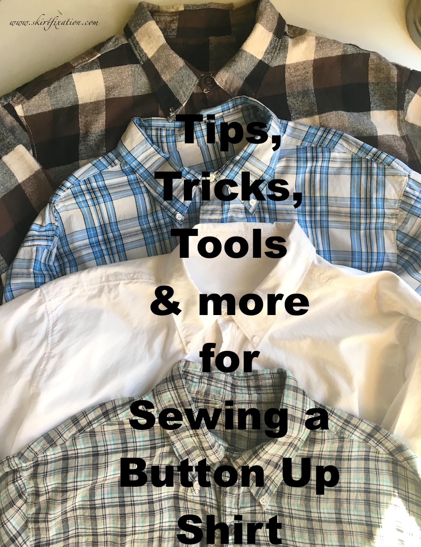 Everything you need to know about sewing a button up shirt.