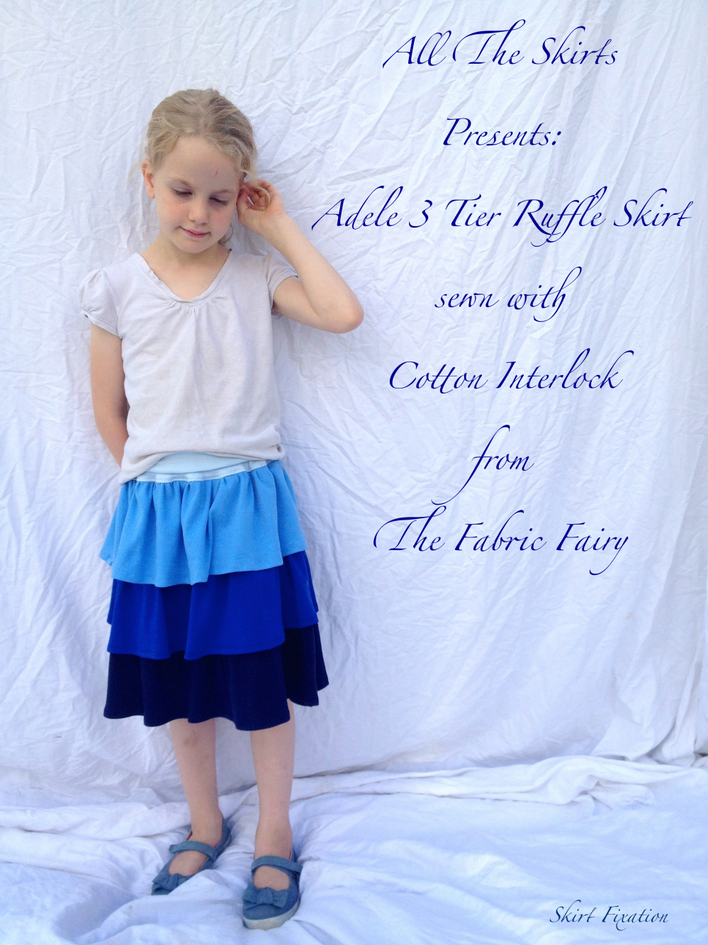 Adele Skirt from PeekABoo Pattern Shop sewn by Skirt Fixation with fabric from The Fabric Fairy