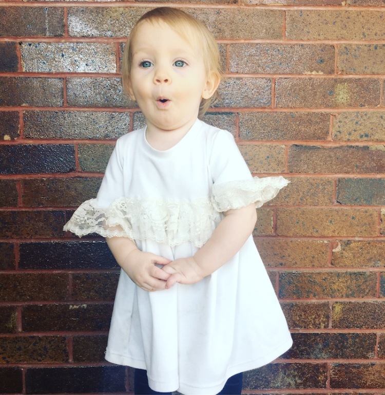 Velveteen Rabbit Inspired baby outfit sewn by Skirt Fixation