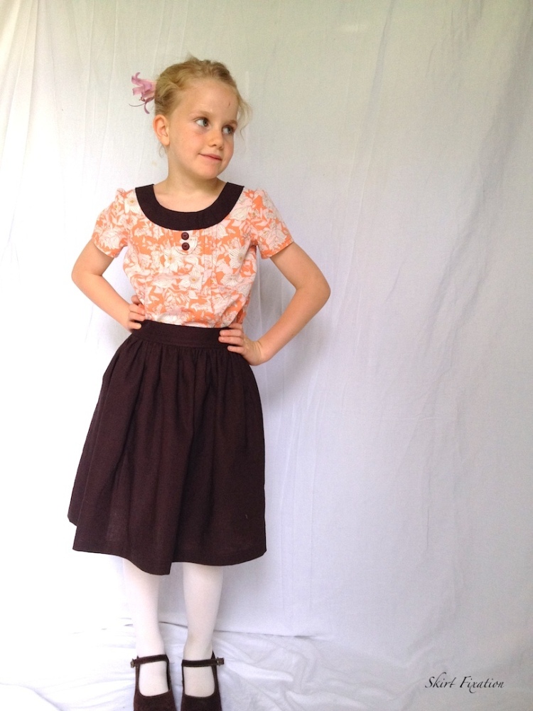 The Molly Schoolgirl Skirt sewn by Skirt Fixation