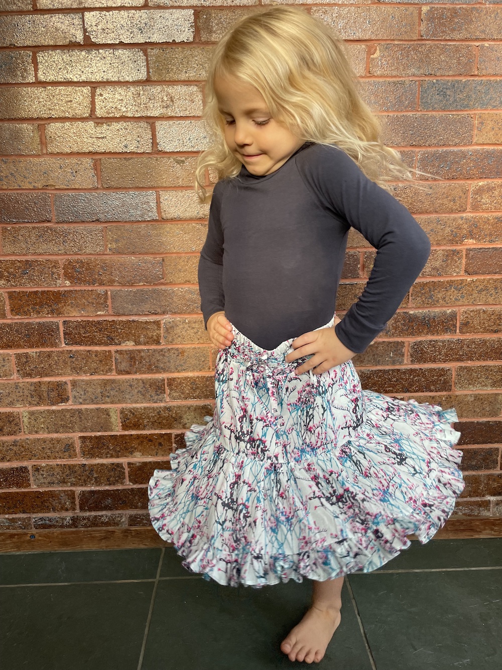 Evergreen Skirt pattern from Project Run & Play sewn by Skirt Fixation